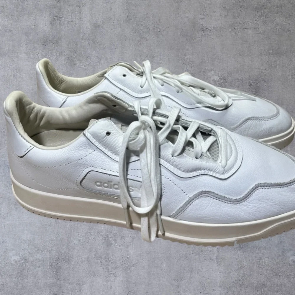 adidas SC Premiere Cloud White Leather Sneakers Men's 11.5 BD7583 Low Top Shoes